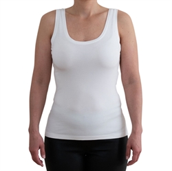 Damen TankTop Weiss Größe XXL